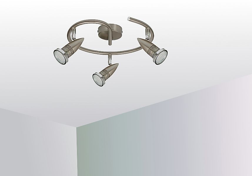 TRANGO LED Deckenstrahler, 3-flammig 2005-032G-5W LED günstig online kaufen