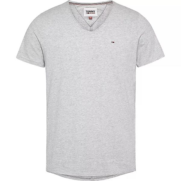Tommy Jeans Slim Jaspe Kurzärmeliges T-shirt XS Lt Grey Htr günstig online kaufen
