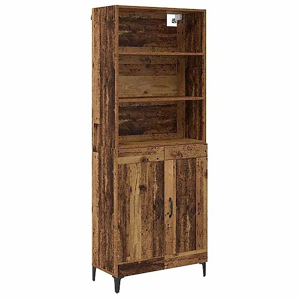 vidaXL Sideboard Wandmontiert 2 Stk Altholz Holzwerkstoff 3403589 günstig online kaufen