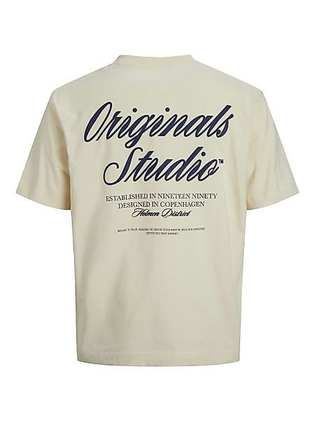 Jack & Jones Herren Rundhals T-Shirt JORNORREBRO TYPO TEE SS CREW NECK - Re günstig online kaufen