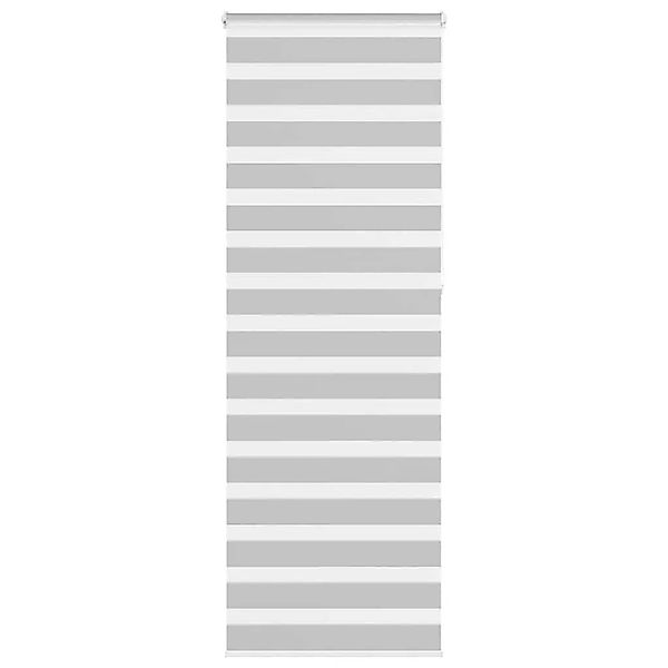 vidaXL Doppelrollo Hellgrau 90x230 cm Stoffbreite 85,9 cm Polyester 4014493 günstig online kaufen