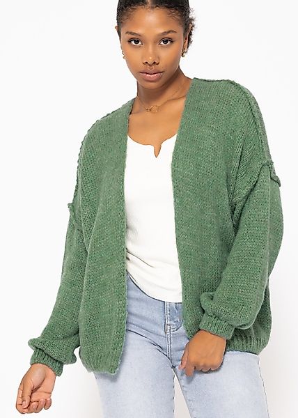 SASSYCLASSY Cardigan Lässiger Oversize Cardigan Damen günstig online kaufen