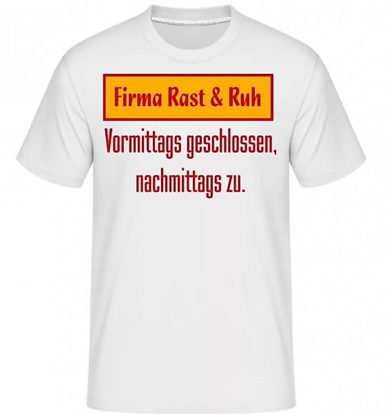 Firma Rast & Ruh · Shirtinator Männer T-Shirt günstig online kaufen