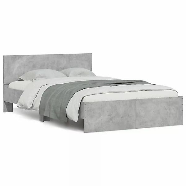 vidaXL Bettgestell mit Kopfteil Sonoma-Eiche 120x200 cm1945675 günstig online kaufen