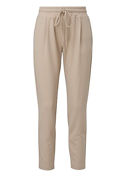 QS Stoffhose Jogpants aus Interlock-Crêpe Gummizug günstig online kaufen