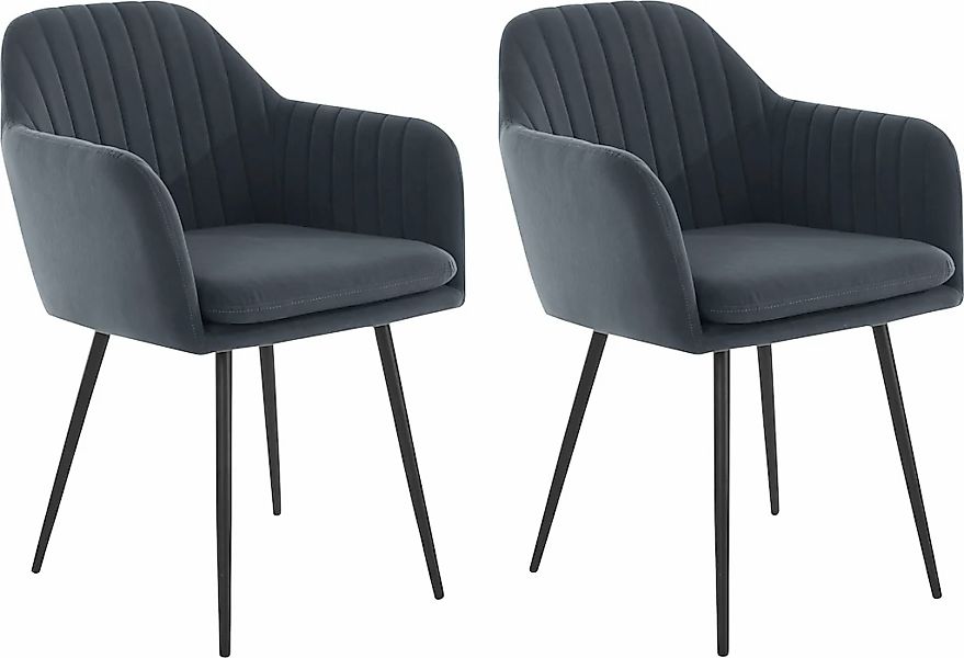 HELA Armlehnstuhl "CARLA" (Set) 2 Stk.bequemer Armlehnstuhl, Schalenstuhl günstig online kaufen