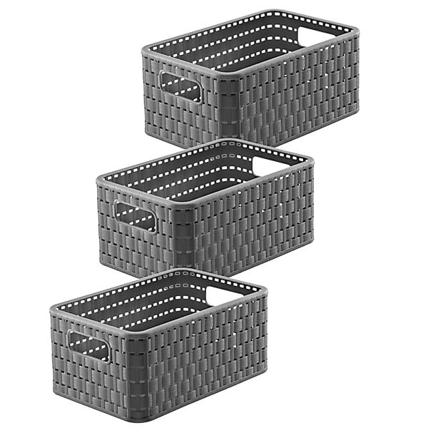 ROTHO Aufbewahrungsbox Country 3er-Set Aufbewahrungskörbe 6l günstig online kaufen