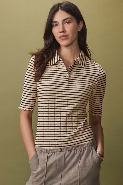 Next Poloshirt Kurzärmeliges Top mit Polo-Kragen günstig online kaufen