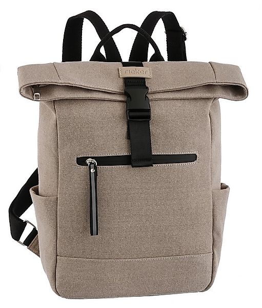 Rieker Cityrucksack Leinen, Freizeitrucksack mit viel Stauraum günstig online kaufen