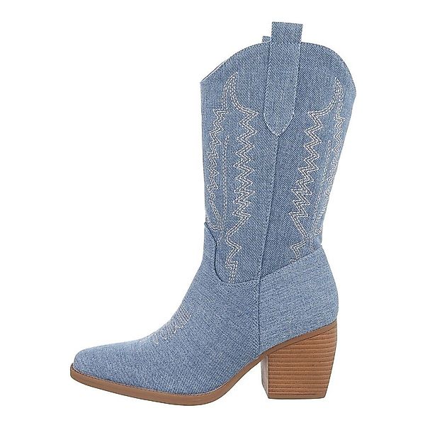 Ital-Design Damen Cowboyboots Western Westernstiefel (84463259) günstig online kaufen
