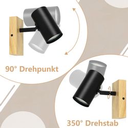 Nettlife Deckenstrahler Weiß Holz 1/2/3 Flammig günstig online kaufen