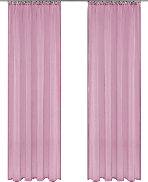 my home Gardine "XANA mit Ösen, Kräuselband oder Schlaufen" Schlaufen 1 Stk günstig online kaufen