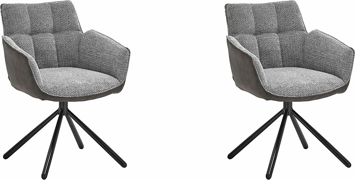 set one by Musterring Esszimmerstuhl "Frisco-B", (Set), 2 St., Microfaser-C günstig online kaufen
