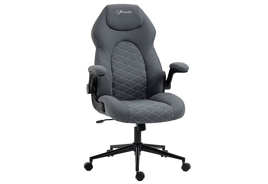 Vinsetto Bürostuhl höhenverstellbarer Drehstuhl mit Verstellbaren Armlehnen günstig online kaufen