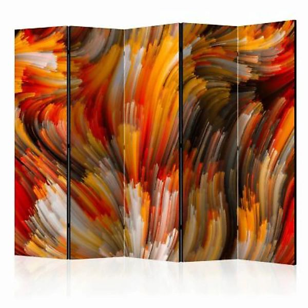 artgeist Paravent Ocean of Fire II [Room Dividers] mehrfarbig Gr. 225 x 172 günstig online kaufen
