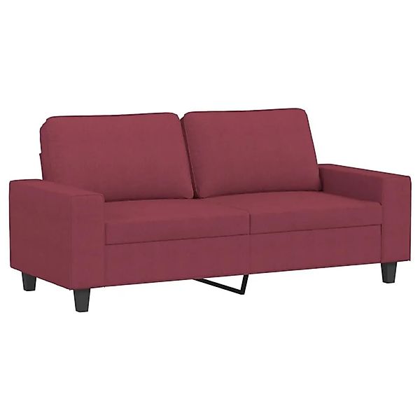 vidaXL 2-Sitzer-Sofa Weinrot 140 cm Stoff 359397 günstig online kaufen