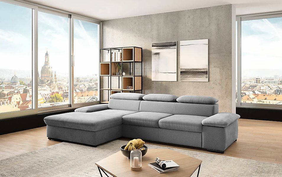sit&more Ecksofa "Alcudia L-Form" wahlweise mit Bettfunktion günstig online kaufen