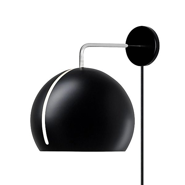 Nyta Tilt Globe Wall Wandlampe mit Stecker schwarz günstig online kaufen
