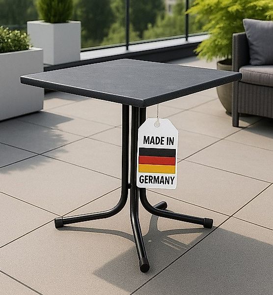 Gardissimo Gartentisch Deep 80 x 80 cm Klapptisch Balkontisch wetterfest kl günstig online kaufen