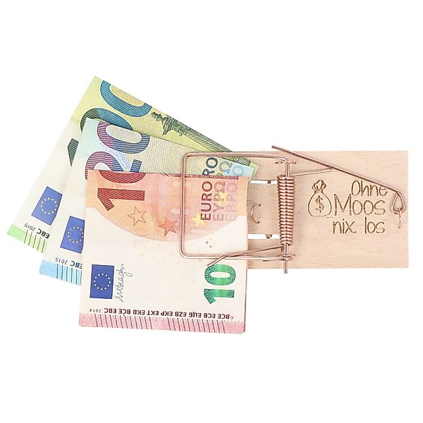 Spruchreif® Spardose Mausefalle Geldgeschenk · Mausefalle günstig online kaufen