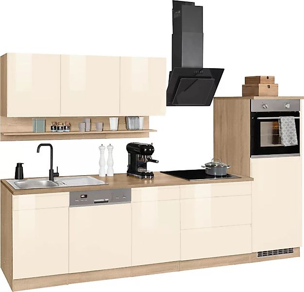 Kochstation Küche »KS-Virginia«, Breite 300 cm, wahlweise mit Induktion günstig online kaufen