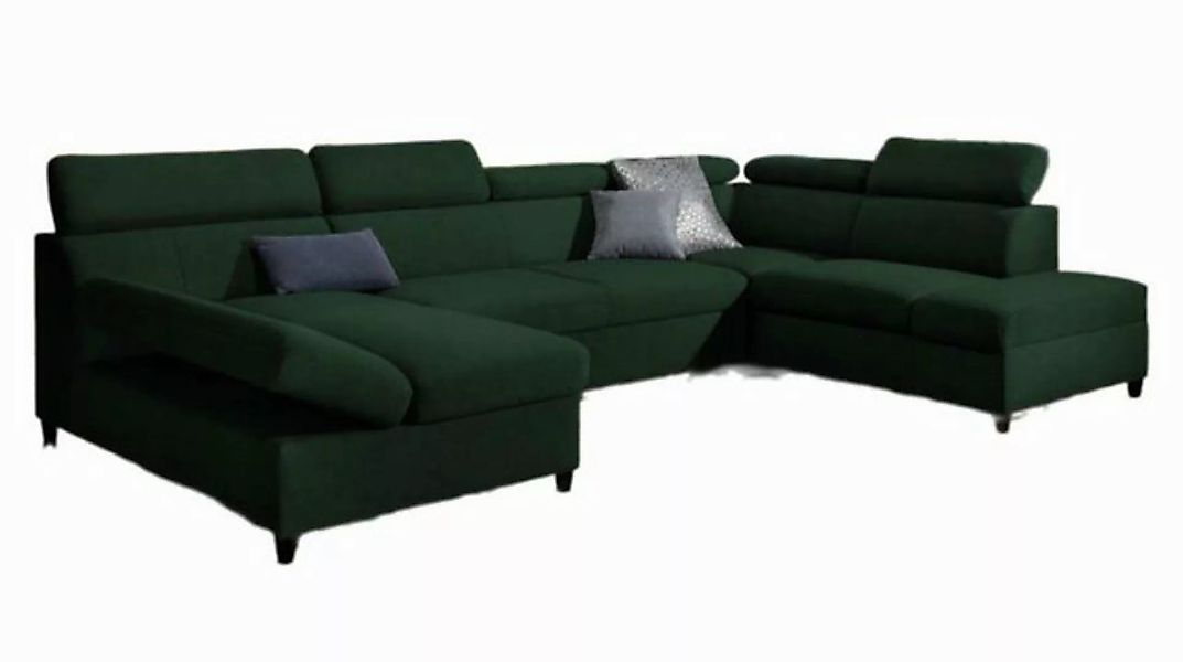 Luxusbetten24 Schlafsofa Designer Sofa Noura U, mit Schlaf- und Klappfunkti günstig online kaufen