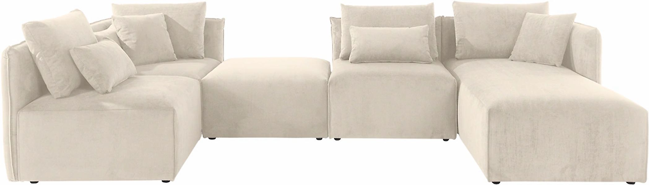 OTTO home Wohnlandschaft "Nöre U-Form" 5 Teile, in vielen Bezugsqualitäten günstig online kaufen