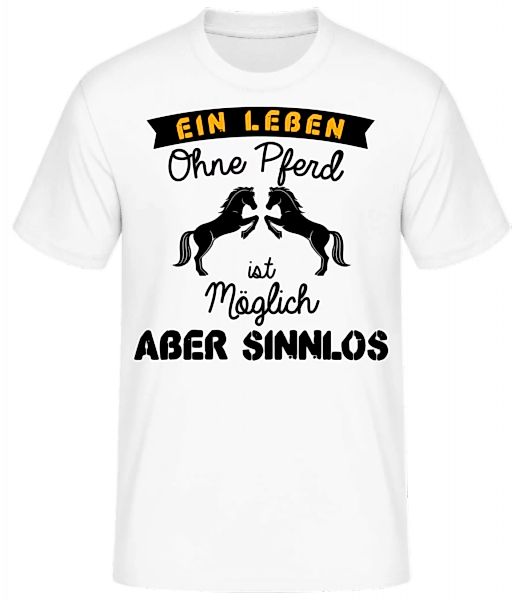 Ein Leben Ohne Pferd · Männer Basic T-Shirt günstig online kaufen