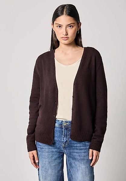 STREET ONE STUDIO Strickjacke, im soften Baumwoll-Mix günstig online kaufen
