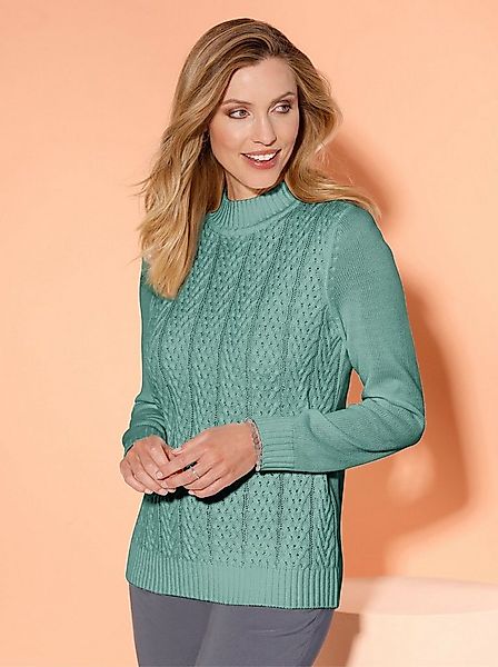 Sieh an! Strickpullover Pullover Langarm günstig online kaufen