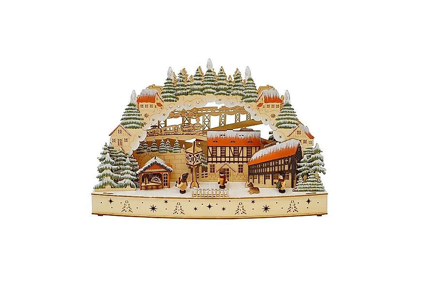 HTI-Living Schwibbogen LED Schwibbogen Fachwerkhäuser (1-tlg), Lichterbogen günstig online kaufen