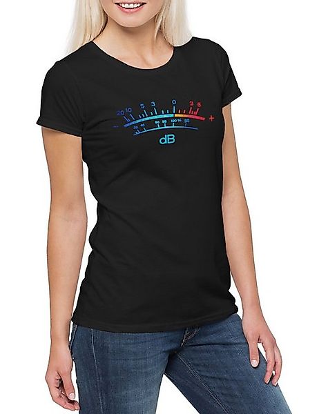 Urban Backwoods Print-Shirt DB Meter II Damen T-Shirt Decibel Music Bass Re günstig online kaufen
