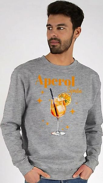 Shirtracer Sweatshirt Aperol Spritz Kostüm Aperoli Aperollin Freundin Sprit günstig online kaufen