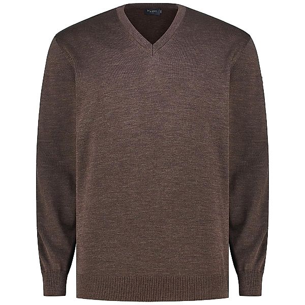 MAERZ MUENCHEN Feinstrickpullover aus Merinowolle Farbe braun Größe: 68 günstig online kaufen