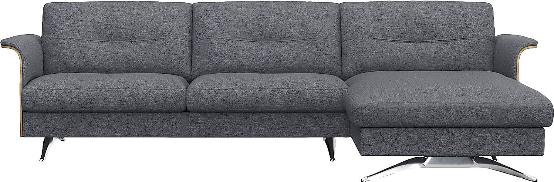 FLEXLUX Ecksofa »Glow, super bequem durch hochwertigem Sitzaufbau mit Feder günstig online kaufen