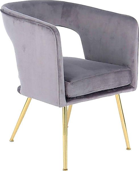 Kayoom Stuhl "Jolene 125, Esszimmerstuhl,eleganter Stoffbezug", 1 St., samt günstig online kaufen