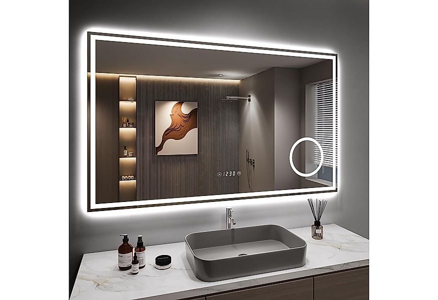 Dripex Badspiegel Led Wandspiegel Badezimmerspiegel fürs Wohnzimmer, Salon, günstig online kaufen