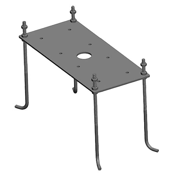 DOTLUX Betonanker, Edelstahl, einstellbare Montagehoehe fuer LED-Solar-Poll günstig online kaufen