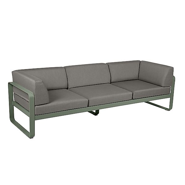 Bellevie 3-Sitzer Club Sofa Outdoor 82 Kaktus B8 Taupegrau günstig online kaufen