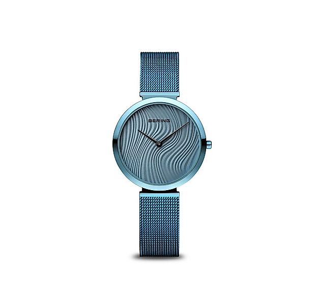 Bering Quarzuhr Bering Charity blau glänzend 18132-Charity2 18132-Charity2, günstig online kaufen