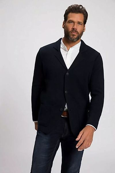 JP1880 Poloshirt Stricksakko FLEXNAMIC® Milano-Strick Reverskragen günstig online kaufen