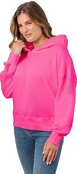 Gio Milano Sweatshirt G25-1111 Sweater mit Kapuze mit Strassbesatz günstig online kaufen