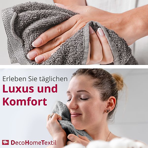 DecoHomeTextil Heimtextilmanufaktur Handtuch Handtuch Set 100% günstig online kaufen