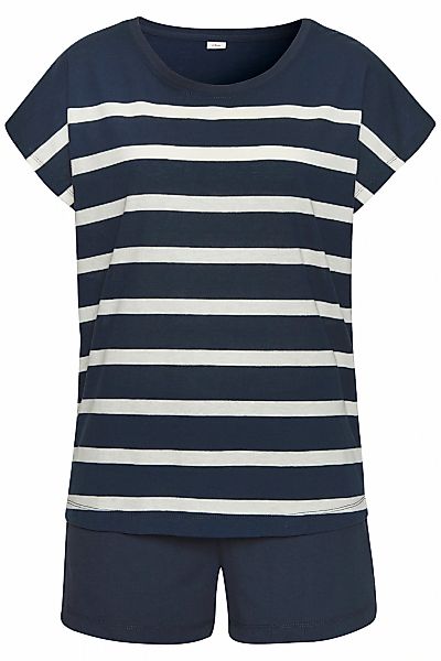 s.Oliver Shorty 2 Stk. tlg., mit garngefärbten Streifen im Oberteil günstig online kaufen