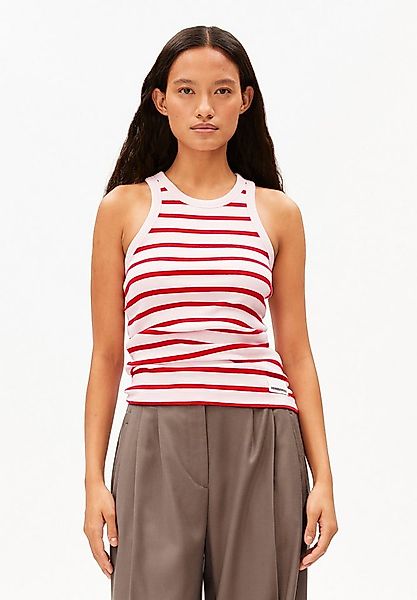 Armedangels Shirttop KANITAA STRIPES Ripp-Top aus Bio-Baumwoll Mix (Fitted) günstig online kaufen