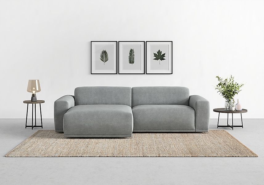 TRENDMANUFAKTUR Ecksofa "Braga, mit hochwertigem Kaltschaum, L-Form, in Cor günstig online kaufen