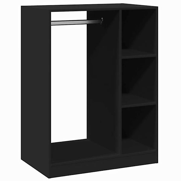 vidaXL Kleiderschrank Mehrzweckschrank Schwarz 77x48x102 cm Holzwerkstoff günstig online kaufen