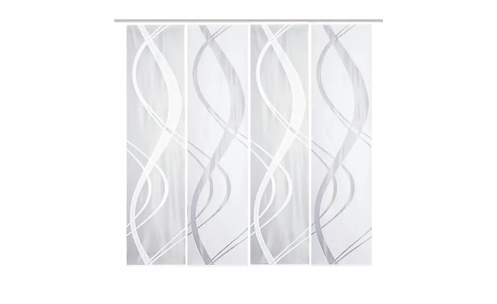 HOME WOHNIDEEN Schiebegardine TIBASO (4 St), Paneelwagen, halbtransparent, günstig online kaufen