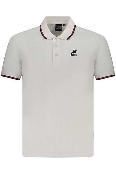 U.S. GRAND POLO Poloshirt Weißes Kurzarm-Poloshirt für Herren mit günstig online kaufen