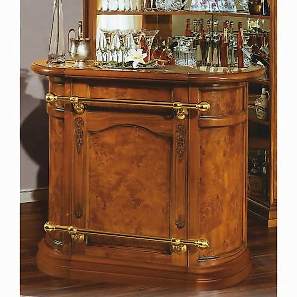 Casa Padrino Barschrank Casa Padrino Luxus Barock Bar Theke Braun / Gold - günstig online kaufen